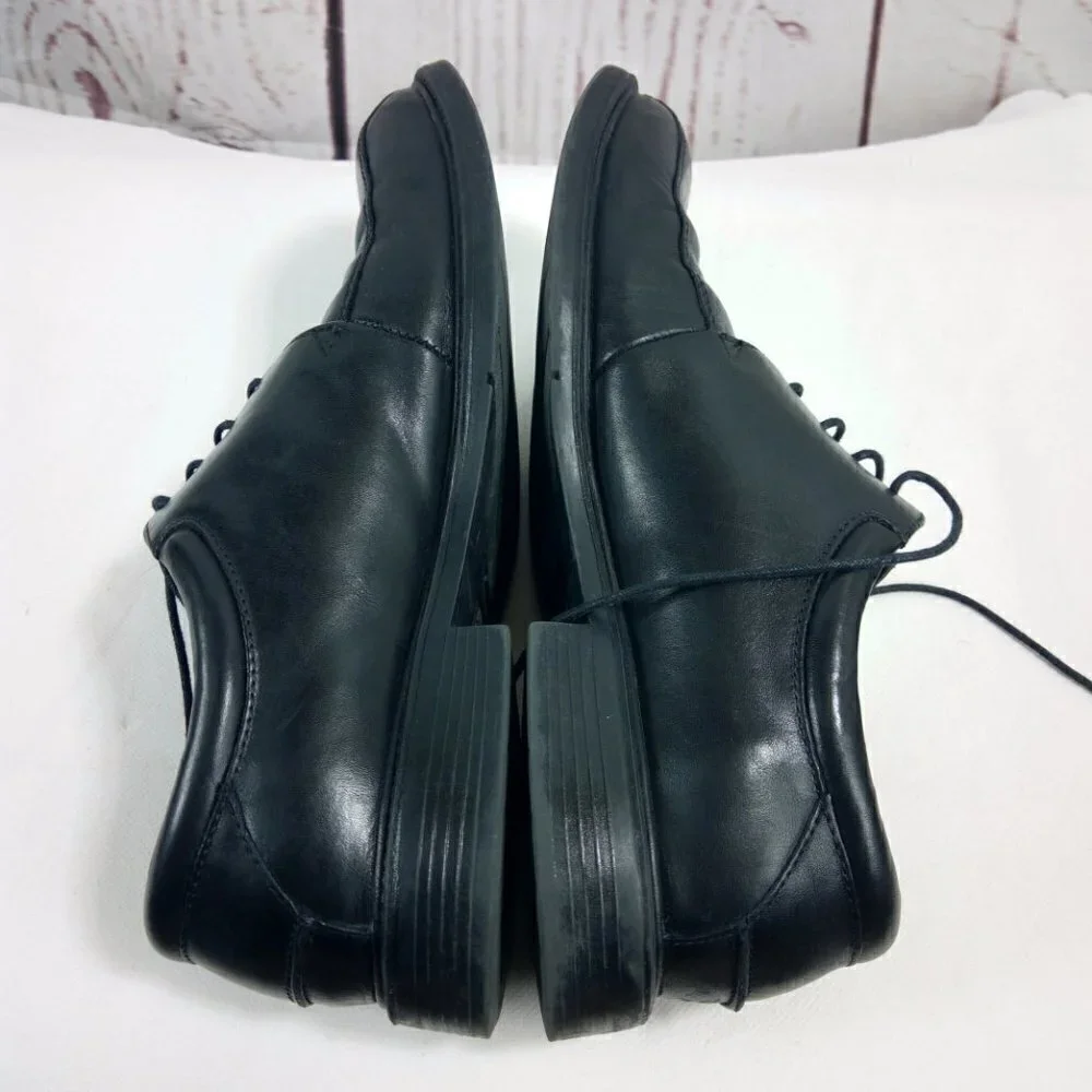 Nunn Bush Comfort Gel Black Leather Dress Shoes